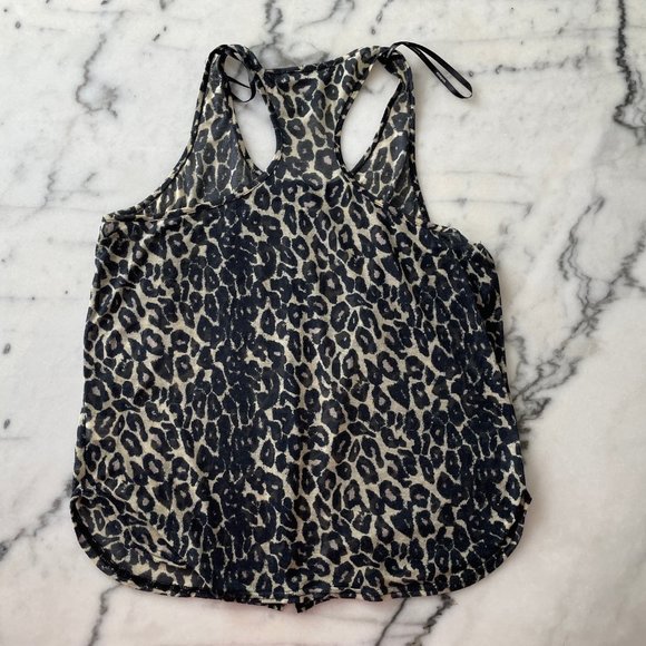 MINKPINK Leopard Print Racerback Sheer Tank - Picture 11 of 13